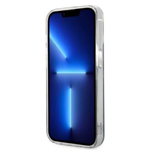 Guess GUBPP14LHMEACSK telefontok és töltő iPhone 14 Pro 6.1" fekete/fekete kemény tok Márvány MagSafe - 5