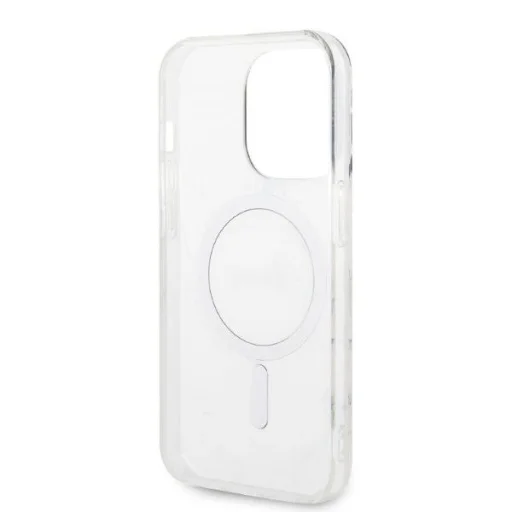 Guess GUBPP14LHMEACSK telefontok és töltő iPhone 14 Pro 6.1" fekete/fekete kemény tok Márvány MagSafe - 7