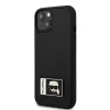 Karl Lagerfeld KLHCP13S3DKPK iPhone 13 mini 5,4" fekete / fekete keménytok Ikonik Patch tok - 2