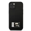 Karl Lagerfeld KLHCP13S3DKPK iPhone 13 mini 5,4" fekete / fekete keménytok Ikonik Patch tok - 3