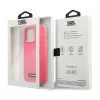 Karl Lagerfeld KLHCP13XSLMP1PI iPhone 13 Pro Max tok 6,7" fukszia/fuchsia Silicone Plaque - 8