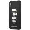 Karl Lagerfeld Saffiano Karl&Choupette Head tok iPhone XS Max - fekete - 2