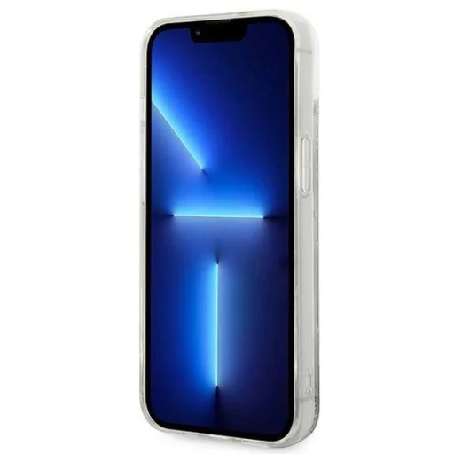 Karl Lagerfeld KLHCP14MLMNMS iPhone 14 Plus 6.7" keménytok ezüst / ezüst Liquid Glitter Monogram tok - 5