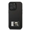 Karl Lagerfeld KLHCP13L3DKPK iPhone 13 Pro fekete kemény tok Ikonik Patch - 3