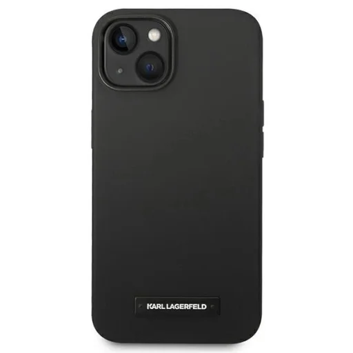 Karl Lagerfeld KLHMP14MSLMP1K iPhone 14 Plus 6.7" hardcase fekete / fekete Szilikon Plaque Magsafe tok - 3