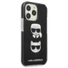 Karl Lagerfeld KLHCP13LTPE2TK iPhone 13 Pro tok fekete Karl&Choupette Head - 4