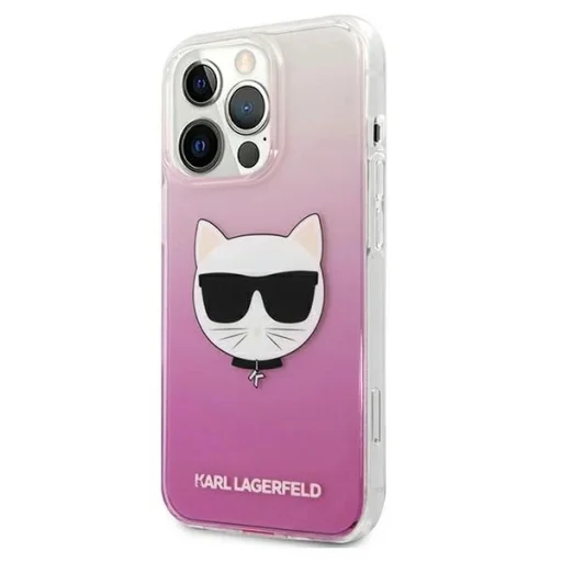 Karl Lagerfeld KLHCP13XCTRP iPhone 13 Pro Max 6,7" hardcase rózsaszín/pink Choupette Head tok - 2