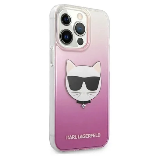 Karl Lagerfeld KLHCP13XCTRP iPhone 13 Pro Max 6,7" hardcase rózsaszín/pink Choupette Head tok - 4