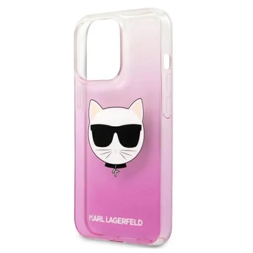 Karl Lagerfeld KLHCP13XCTRP iPhone 13 Pro Max 6,7" hardcase rózsaszín/pink Choupette Head tok - 6