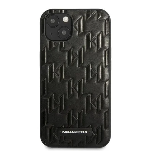 Karl Lagerfeld KLHCP13SMNMP1K iPhone 13 mini 5,4" hardcase fekete / fekete Monogram Plaque tok - 2