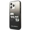 Karl Lagerfeld KLHCP13LTGKCK iPhone 13 Pro tok fekete Gradient Ikonik Karl & Choupette - 2