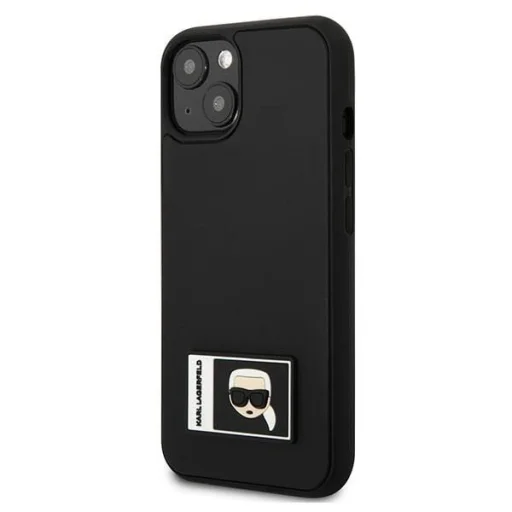 Karl Lagerfeld KLHCP13M3DKPK iPhone 13 6,1" fekete tok Ikonik Patch - 2