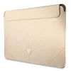 Guess Saffiano Triangle Logo laptop táska 16"-os méretben - bézs thumbnail