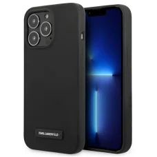 Karl Lagerfeld KLHCP13XSLMP1K iPhone 13 Pro Max 6,7" hardcase fekete Silicone Plaque tok