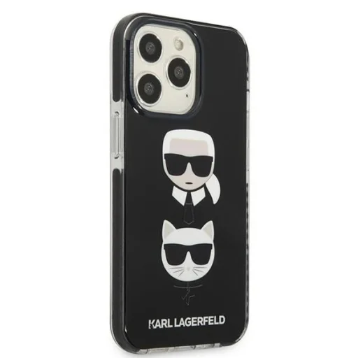 Karl Lagerfeld KLHCP13XTPE2TK iPhone 13 Pro Max 6,7" hardcase fekete Karl&Choupette Head tok - 4