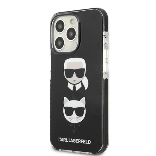 Karl Lagerfeld KLHCP13XTPE2TK iPhone 13 Pro Max 6,7" hardcase fekete Karl&Choupette Head tok - 2