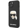 Karl Lagerfeld KLHCP14MKH3DBK iPhone 14 Plus 6.7" fekete / fekete keménytok 3D Rubber Karl's Head tok - 2