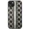 Karl Lagerfeld KLHCP14MPGKLSKG iPhone 14 Plus 6.7 "hardcase szürke / szürke Monogram Stripe tok thumbnail