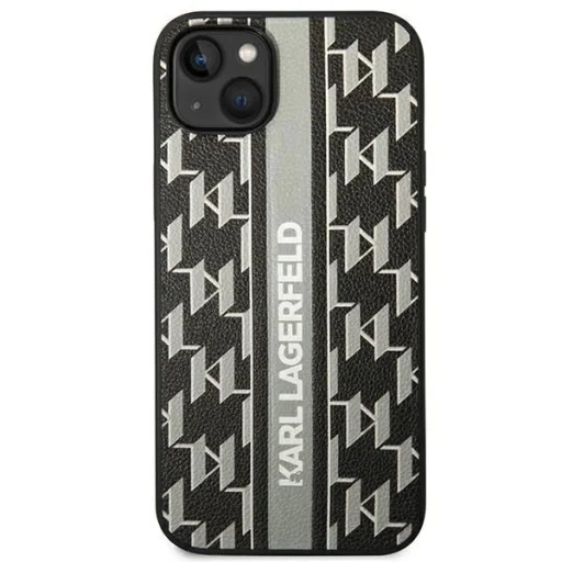 Karl Lagerfeld KLHCP14MPGKLSKG iPhone 14 Plus 6.7 "hardcase szürke / szürke Monogram Stripe tok - 3