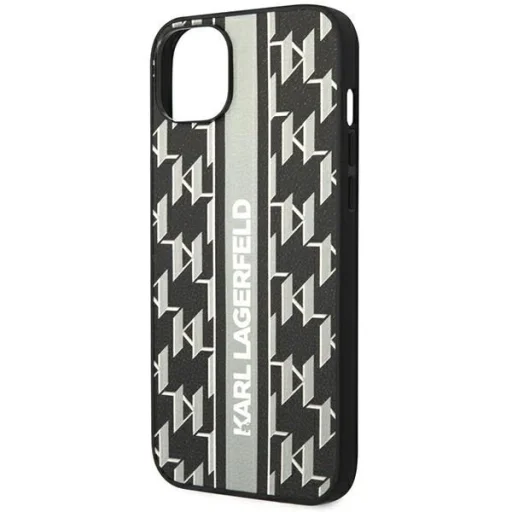 Karl Lagerfeld KLHCP14MPGKLSKG iPhone 14 Plus 6.7 "hardcase szürke / szürke Monogram Stripe tok - 6