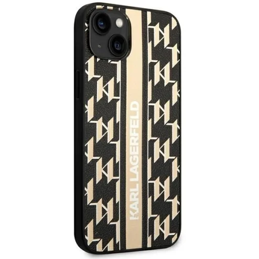 Karl Lagerfeld KLHCP14MPGKLSKW iPhone 14 Plus 6,7" keménytok barna / barna Monogram Csíkos tok - 4