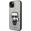 Karl Lagerfeld KLHCP14MGFKPG iPhone 14 Plus 6.7" kemény tok ezüst / ezüst Glitter Flakes Ikonik tok thumbnail