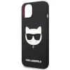 Karl Lagerfeld KLHMP14MSLCHBK iPhone 14 Plus 6.7" fekete szilikon Choupette Head Magsafe tok thumbnail