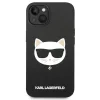 Karl Lagerfeld KLHMP14MSLCHBK iPhone 14 Plus 6.7" fekete szilikon Choupette Head Magsafe tok thumbnail