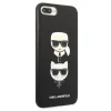 Karl Lagerfeld Saffiano Karl&Choupette Head tok iPhone 7 Plus / iPhone 8 Plus - fekete thumbnail