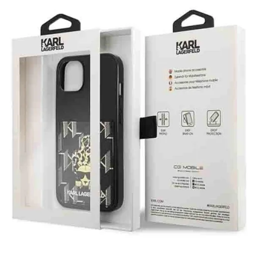 Karl Lagerfeld Karlimals Cardslot tok iPhone 13-hoz - fekete - 8