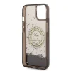 Karl Lagerfeld Liquid Glitter RSG tok iPhone 14 - fekete thumbnail