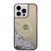 Karl Lagerfeld Liquid Glitter RSG tok iPhone 14 Pro Max - fekete thumbnail