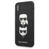 Karl Lagerfeld Saffiano Karl&amp;Choupette Head tok iPhone X/XS - fekete - 2