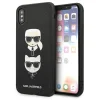 Karl Lagerfeld Saffiano Karl&amp;Choupette Head tok iPhone X/XS - fekete - 1