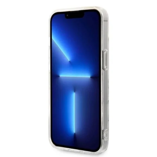 Guess GUBPP14MHMEACSH tok+ töltő iPhone 14 Plus 6.7" fehér/fehér kemény tok Márvány MagSafe - 5