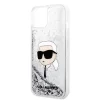 Karl Lagerfeld KLHCP14MLNKHCH iPhone 14 Plus 6.7" ezüst/ezüst keménytok Glitter Karl Head tok thumbnail
