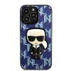Karl Lagerfeld KLHCP13XPMNIKBL iPhone 13 Pro Max 6.7" keménytok kék/kék Monogram Ikonik Patch thumbnail