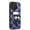 Karl Lagerfeld KLHCP13XPMNIKBL iPhone 13 Pro Max 6.7" keménytok kék/kék Monogram Ikonik Patch thumbnail