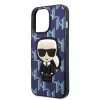 Karl Lagerfeld KLHCP13XPMNIKBL iPhone 13 Pro Max 6.7" keménytok kék/kék Monogram Ikonik Patch thumbnail