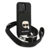 Karl Lagerfeld KLHCP13LSAKHPK iPhone 13 Pro Hardcase Saffiano Metal Karl Head tok thumbnail