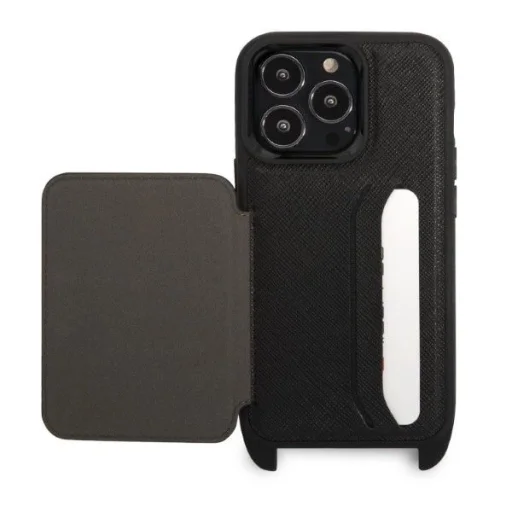 Karl Lagerfeld KLHCP13LSAKHPK iPhone 13 Pro Hardcase Saffiano Metal Karl Head tok - 3