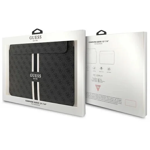 Guess 4G Printed Stripes laptop tok 14" - fekete - 4
