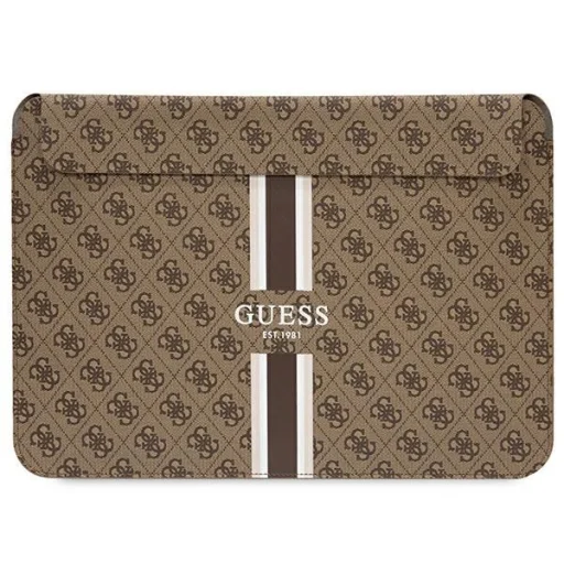 Guess 4G Printed Stripes laptop táska 14" - barna - 1