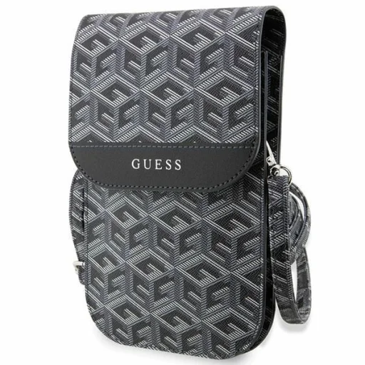 Guess Kézitáska GUWBHGCFSEK fekete/fekete GCube Stripe - 1
