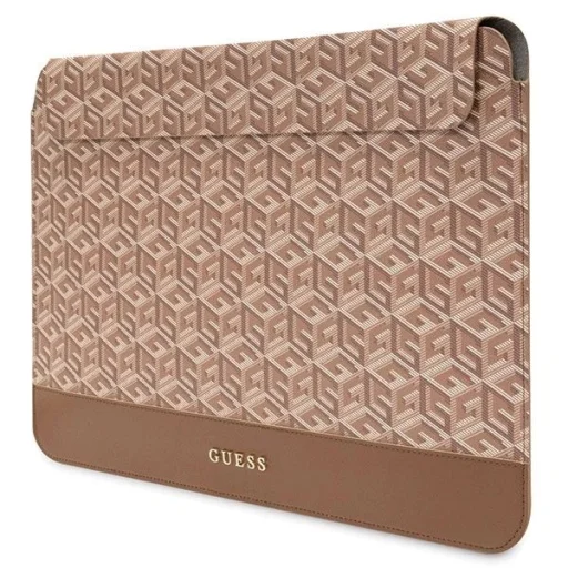 Guess GCube Stripes laptop táska 14" - barna - 2