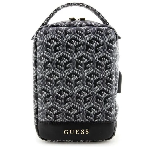 Guess Táska GUHBHGCFSEK Organizer fekete/fekete GCube Stripe - 2
