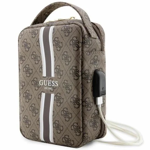 Guess Bag GUHBP4RPSW Organizer barna/barna 4G Printed Stripes - 1
