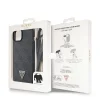 Guess GUHCP15MP4TDSCPK iPhone 15 Plus 6.7" fekete/fekete kemény tok Crossbody 4G Metal Logo tok thumbnail