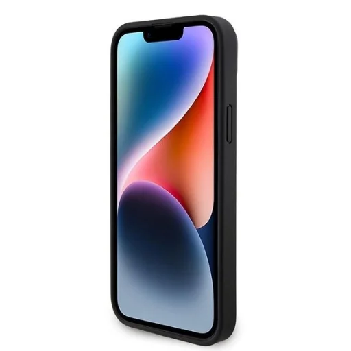 Guess GUHCP15MP4TDSCPK iPhone 15 Plus 6.7" fekete/fekete kemény tok Crossbody 4G Metal Logo tok - 5