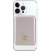 Guess MagSafe 4G Strassed Metal Logo indukciós powerbank 15W 5000mAh - arany thumbnail